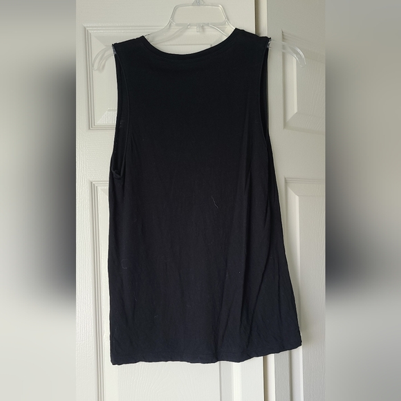 Madewell v neck 100% cotton tank small black - Picture 3 of 3